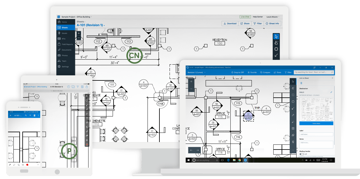 Plangrid Construction Software Blueprint App